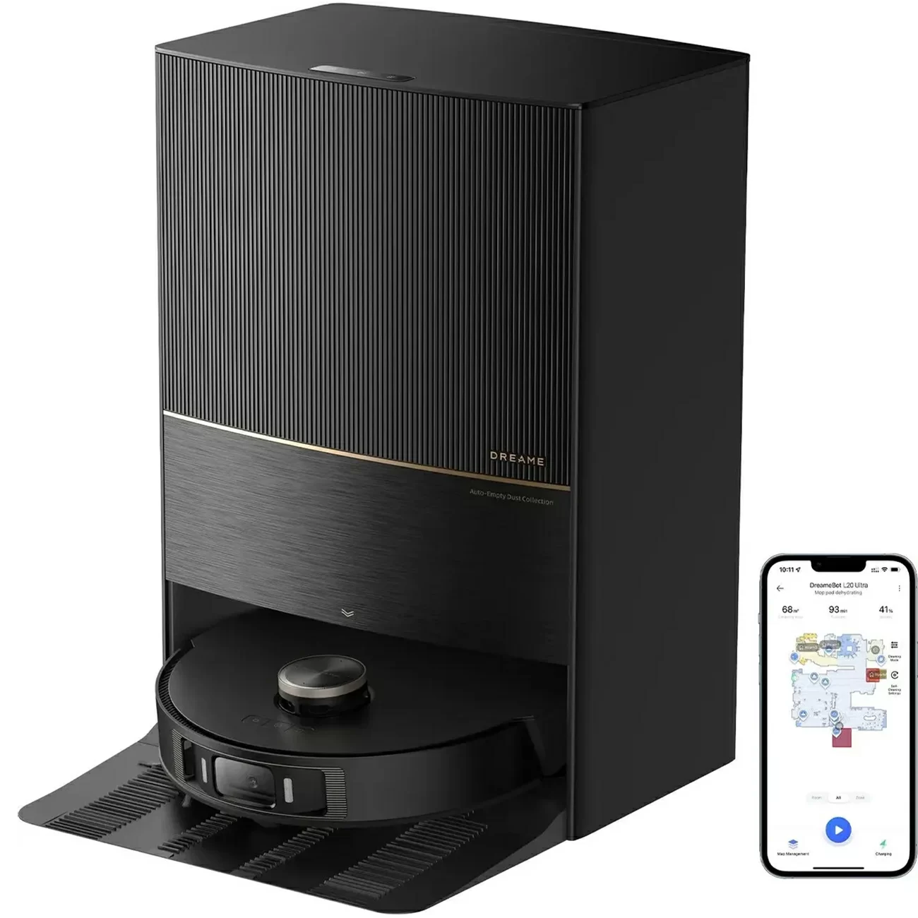 Робот-пылесос Dreame L30 ULTRA, чёрный
