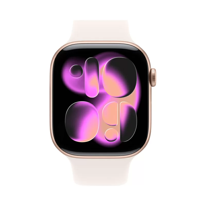 Смарт-часы Apple Watch Series 11, 42 мм, Rose Gold (розовое золото), GPS