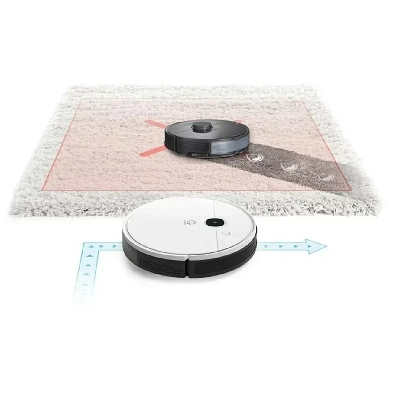 Робот-пылесос Yeddi Vac Station, белый