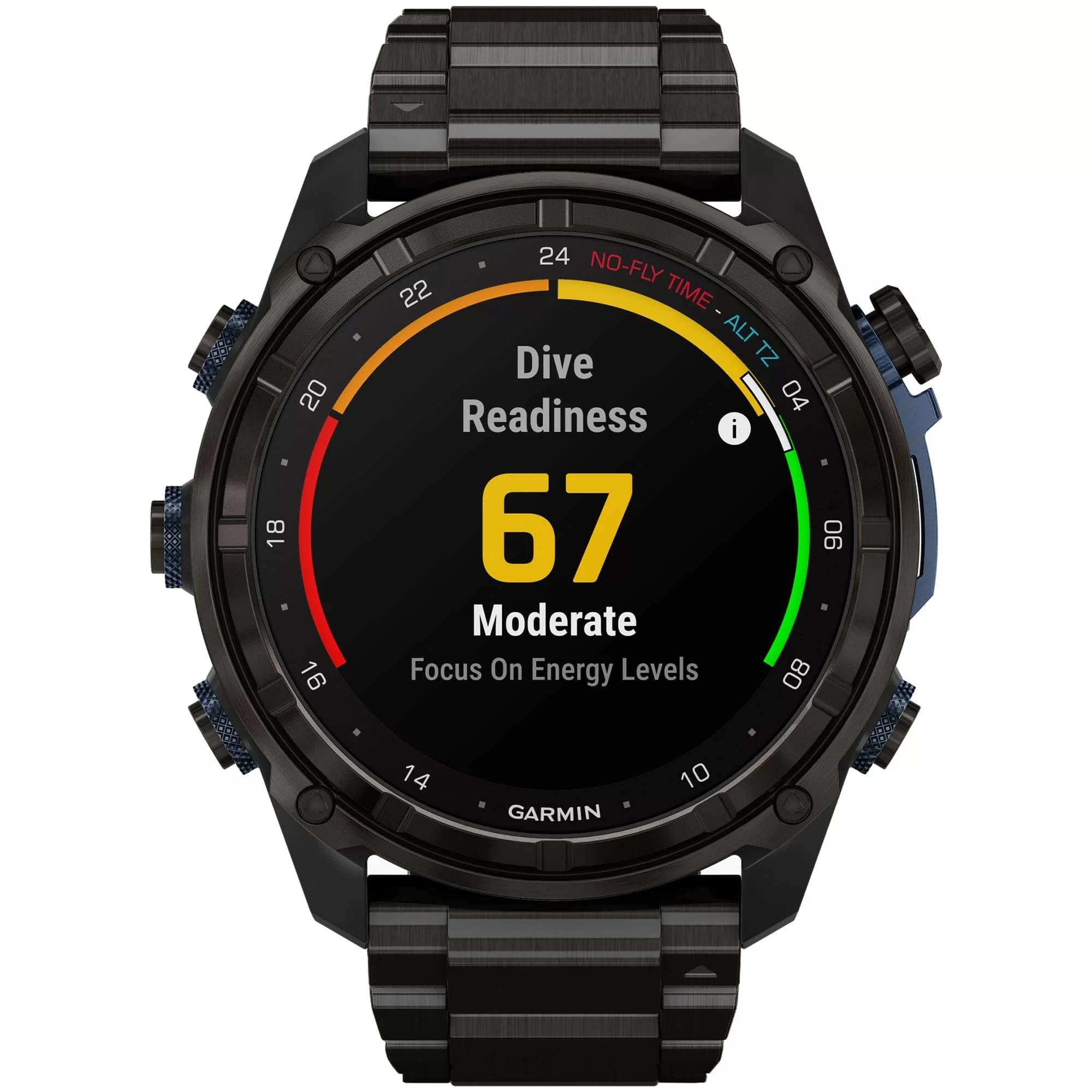 Дайвинг-компьютер Garmin Descent Mk3i, 51 мм (Carbon Gray DLC Titanium / титановый корпус, цвет графит, DLC Titanium Band / титановый браслет)