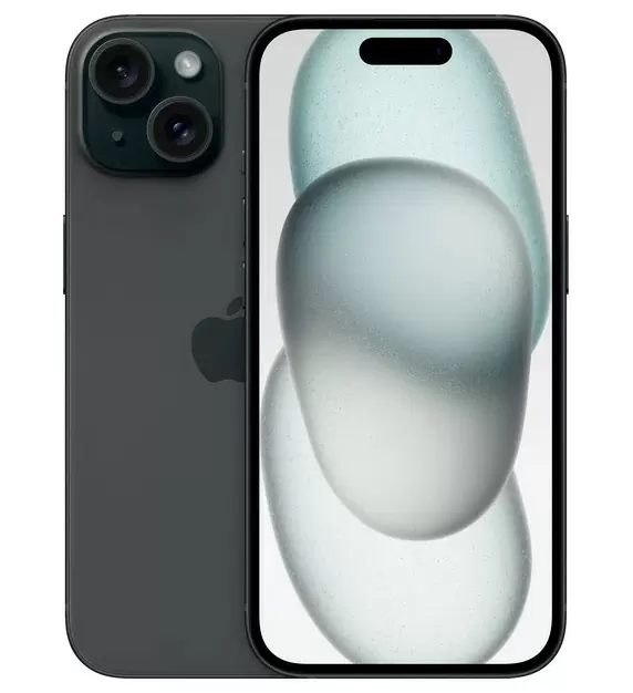 Смартфон Apple iPhone 15, Dual: nano SIM + eSIM, 128 ГБ, черный