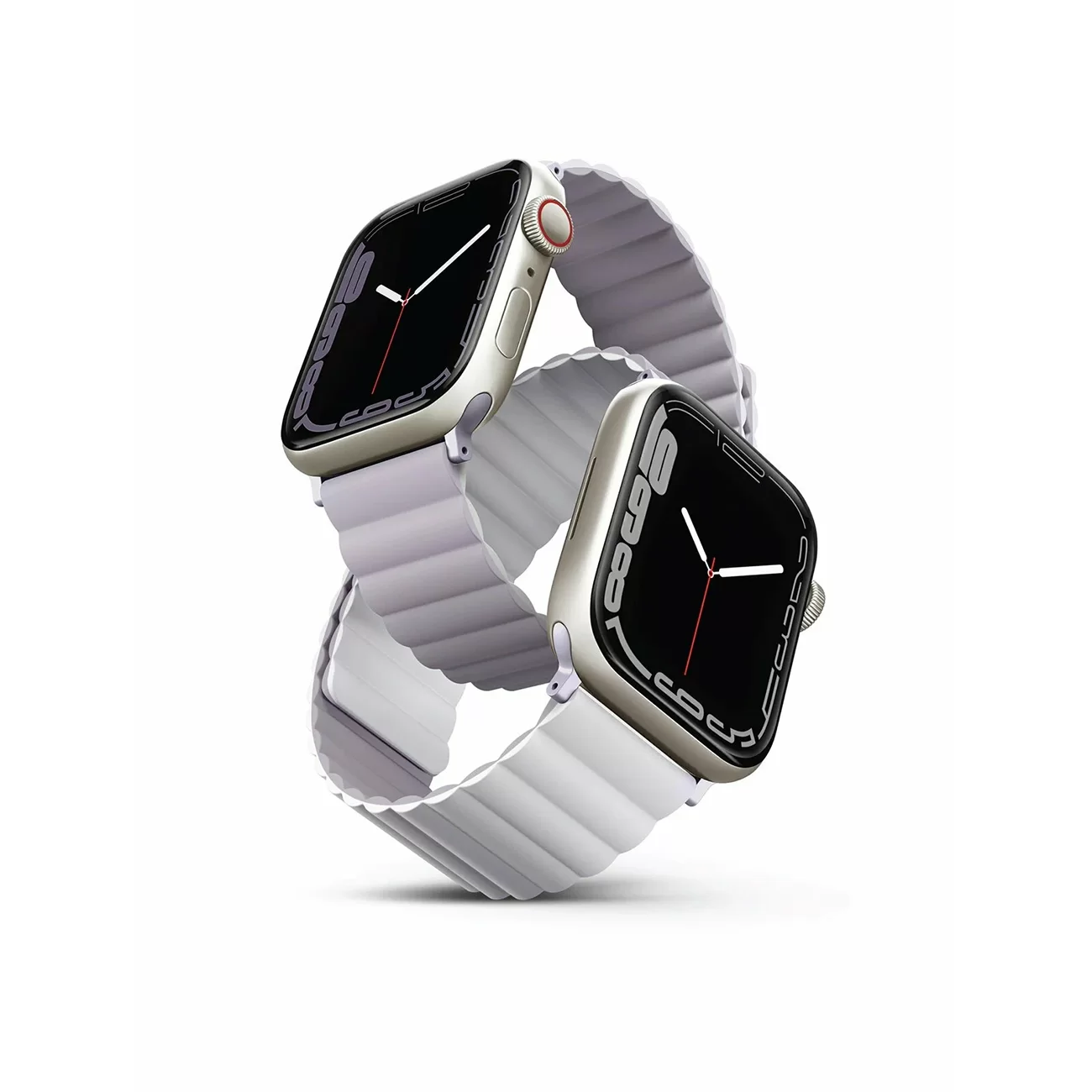 Ремешок Uniq Revix Reversible Magnetic Violet/White для Apple Watch 44/45/46/49 мм