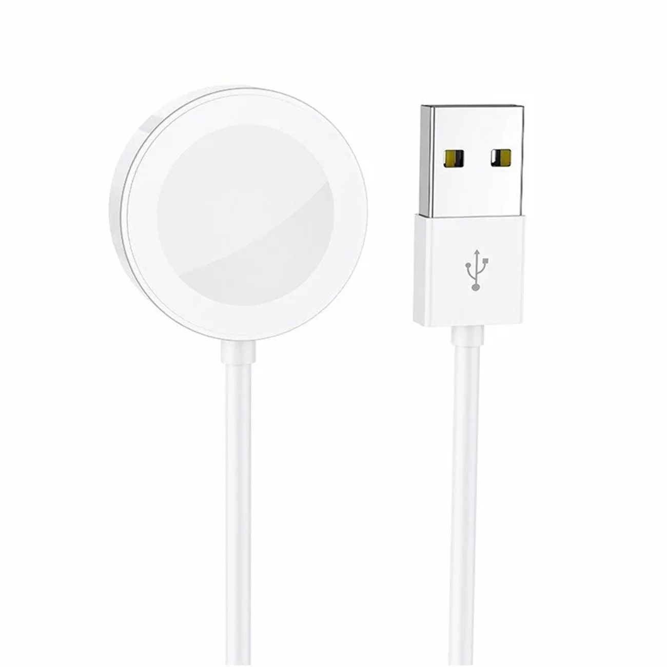 Беспроводная зарядка Borofone BQ13 для Apple Watch, 1,2 м, белая Беспроводная зарядка Borofone BQ13 для Apple Watch, 1,2 м, белая