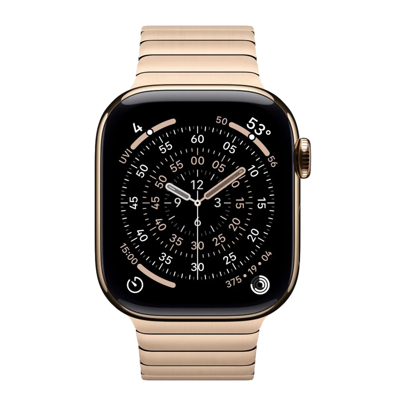 Смарт-часы Apple Watch Series 11, 42 мм, Gold Titanium (золотой титан), GPS + Cellular