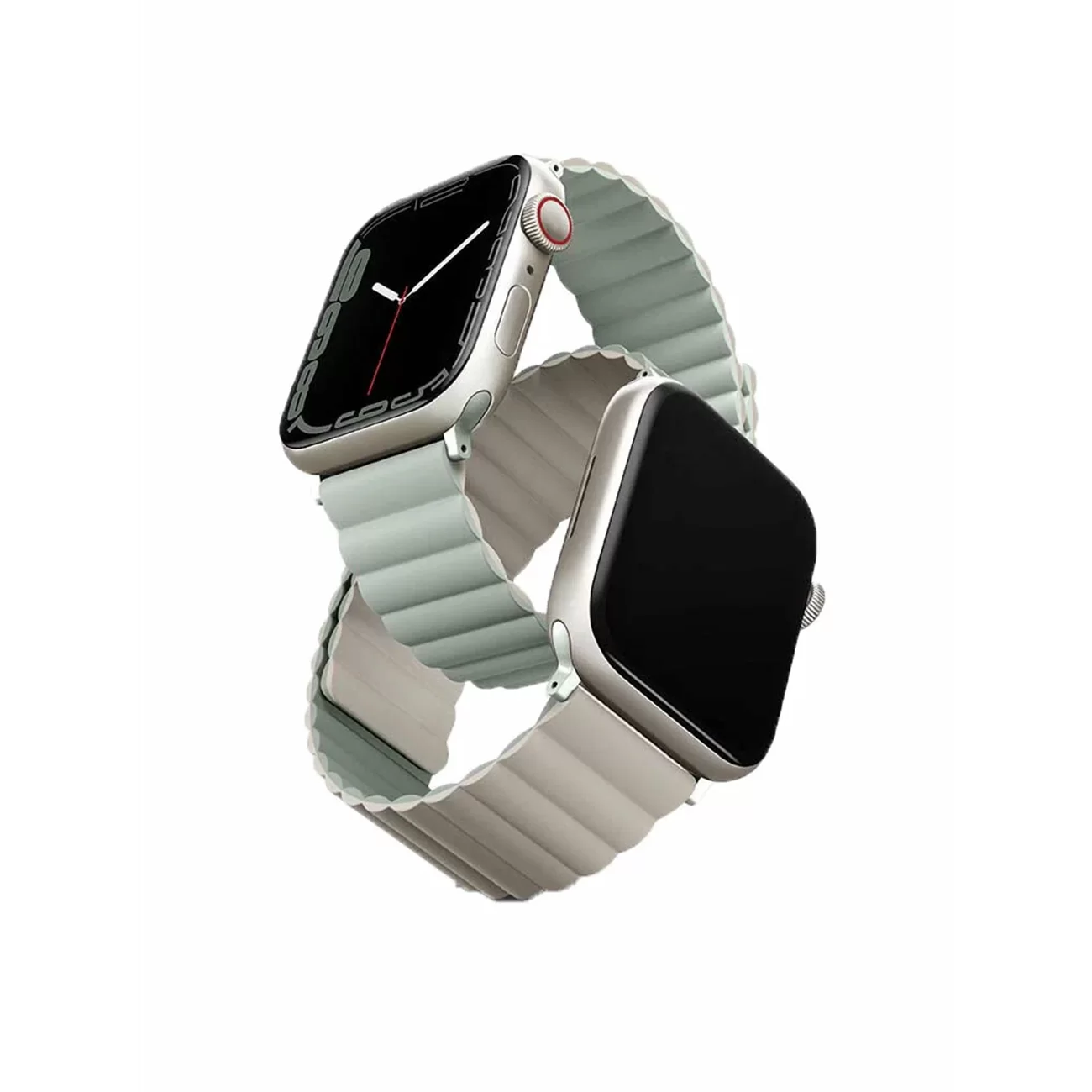 Ремешок Uniq Revix Reversible Magnetic Sage/Beige для Apple Watch 42/44/45/49 мм