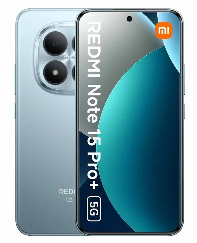 Смартфон Xiaomi Redmi Note 15 Pro Plus 5G, 8/256 ГБ, Glacier Blue (голубой лёд)