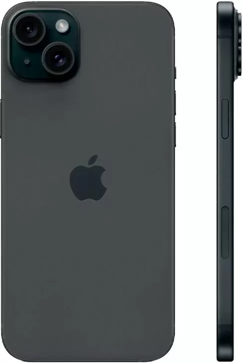Смартфон Apple iPhone 15 Plus, eSIM, 128 ГБ, Black (чёрный)