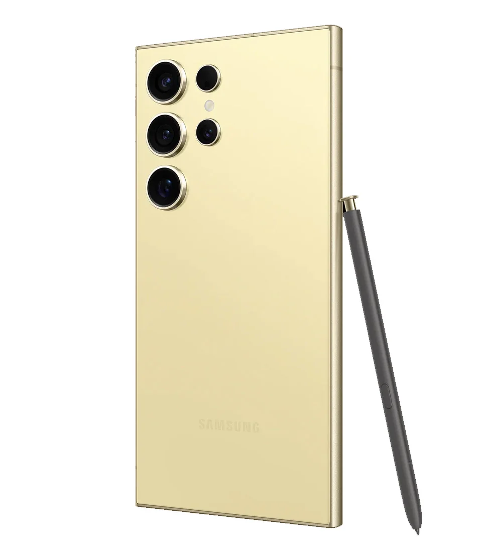 Смартфон Samsung Galaxy S24 Ultra, 12/512 ГБ, Dual SIM, титаново-жёлтый