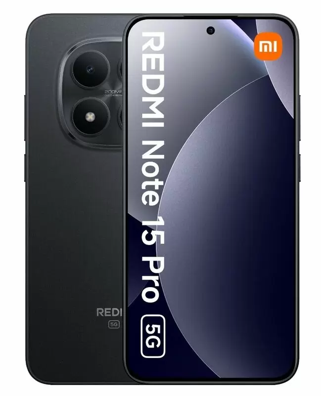 Смартфон Xiaomi Redmi Note 15 Pro 5G, 8/256 ГБ, Black (чёрный)