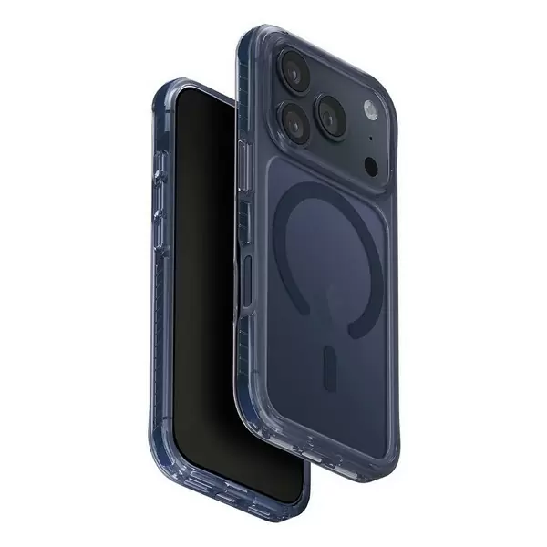 Чехол Uniq Combat для Apple iPhone 17 Pro, Navy Blue (тёмно-синий), MagSafe