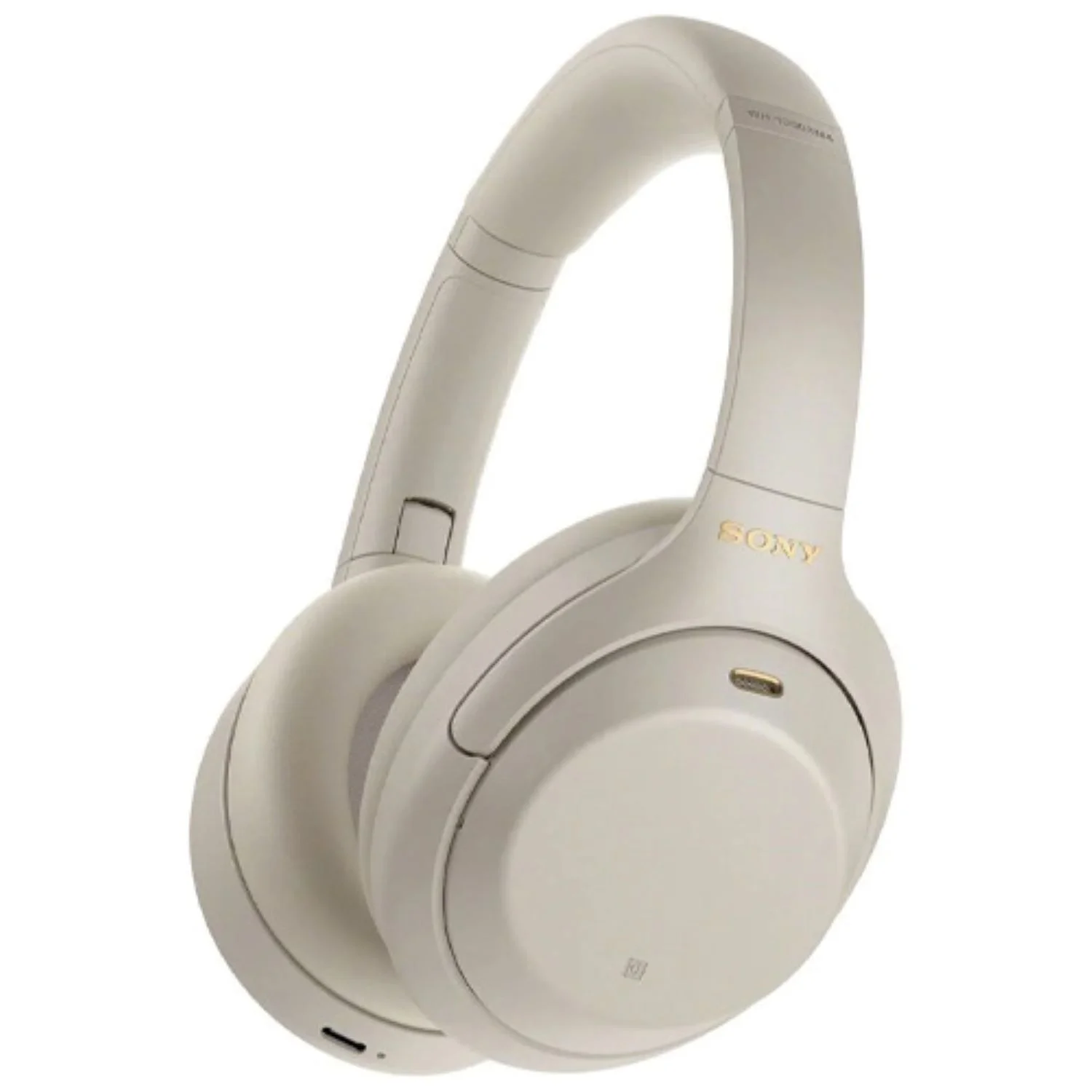 Наушники Sony WH-1000 XM4, серебряный
