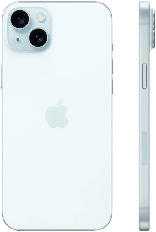 - Смартфон Apple iPhone 15 Plus, Dual: nano SIM + eSIM, 128 ГБ, Голубой