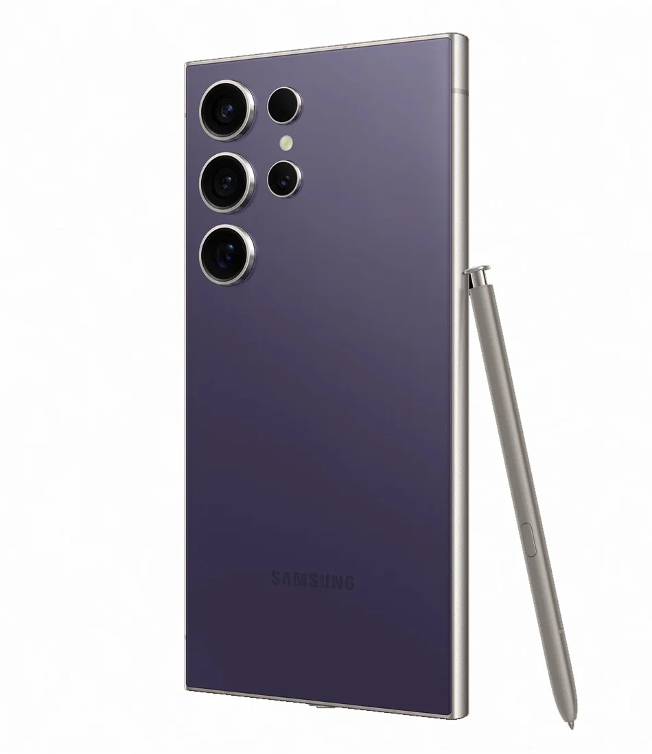 Смартфон Samsung Galaxy S24 Ultra, 12/256 ГБ, Dual SIM, титаново-лавандовый