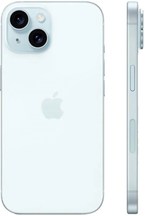 - Смартфон Apple iPhone 15, Dual: nano SIM + eSIM, 256 ГБ, Голубой