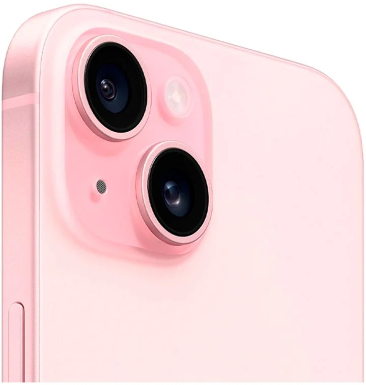 - Смартфон Apple iPhone 15, Dual: nano SIM + eSIM, 256 ГБ, розовый