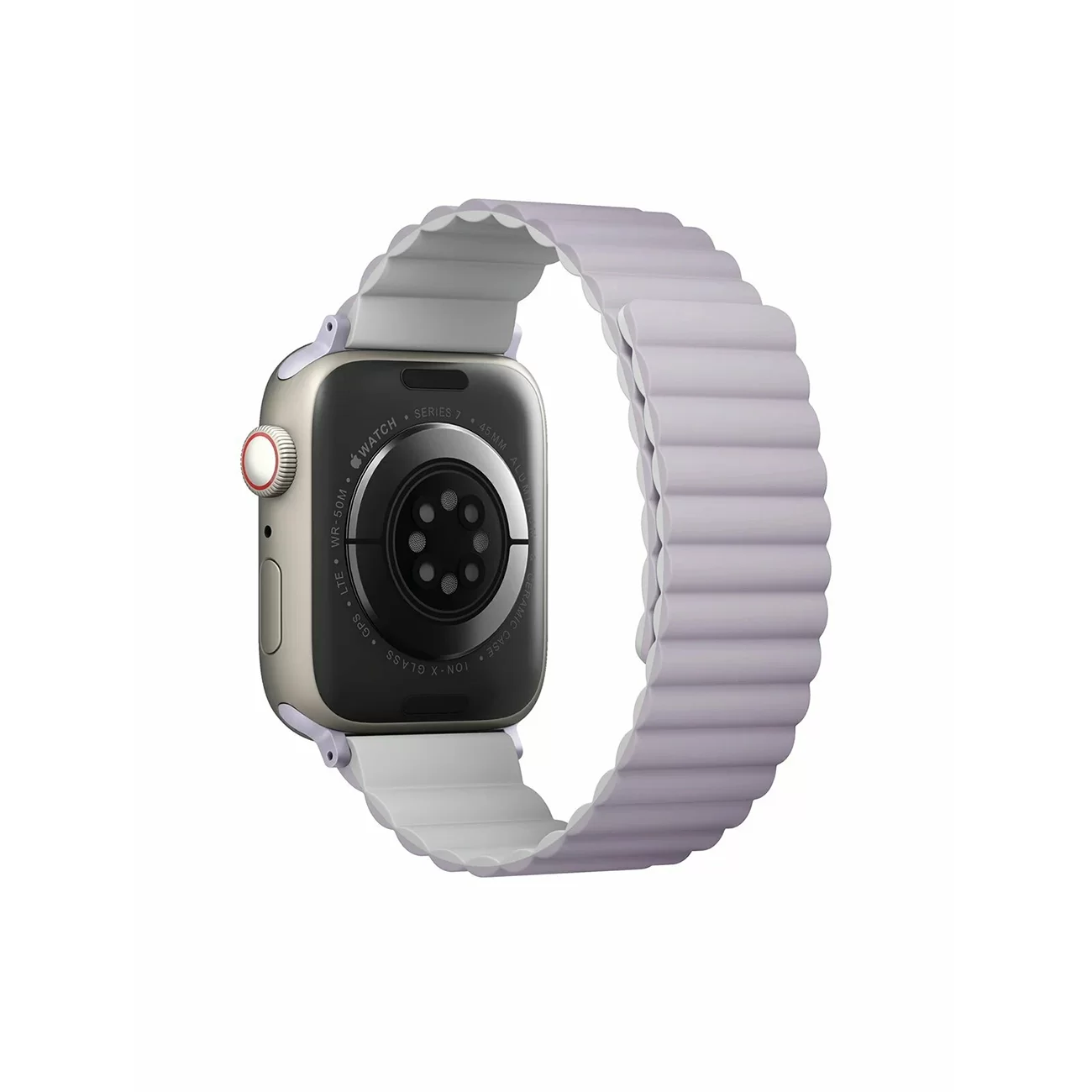 Ремешок Uniq Revix Reversible Magnetic Violet/White для Apple Watch 44/45/46/49 мм