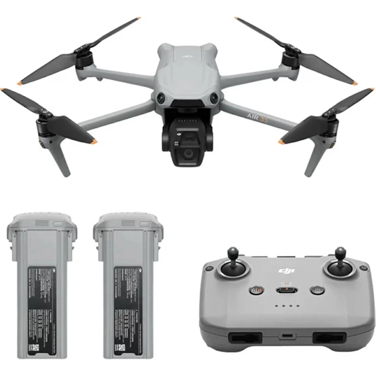 Квадрокоптер DJI Air 3S Fly More Combo, пульт DJI RC-N3