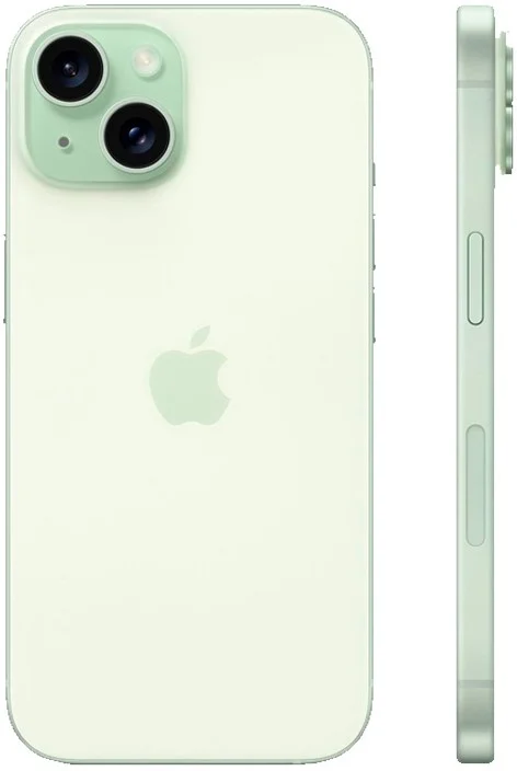 Смартфон Apple iPhone 15, Dual eSIM, 512 ГБ, зеленый
