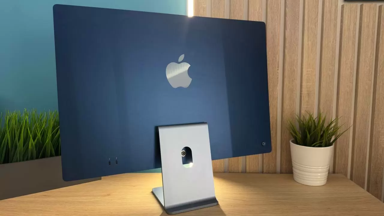 Моноблок Apple iMac 24" 2020, (M1, RAM 8 ГБ, SSD 512tb ГБ) [A2438 | MGPL3] Голубой / С125F*