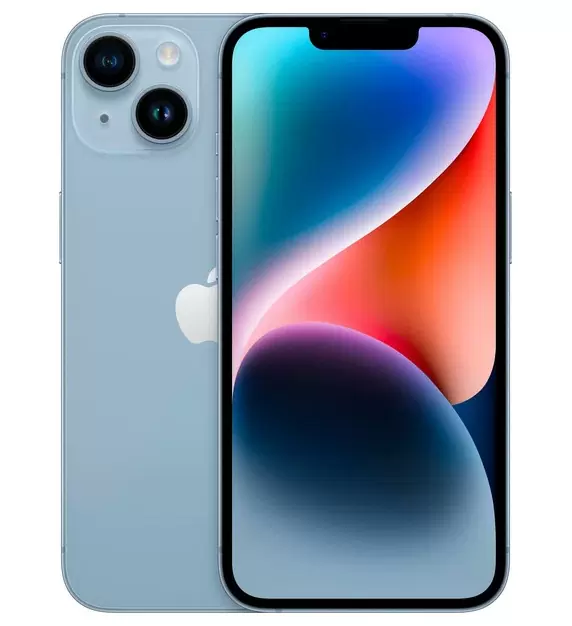 Смартфон Apple iPhone 14, Dual: nano SIM + eSIM, 256 ГБ, Синий Смартфон Apple iPhone 14, Dual: nano SIM + eSIM, 256 ГБ, Синий