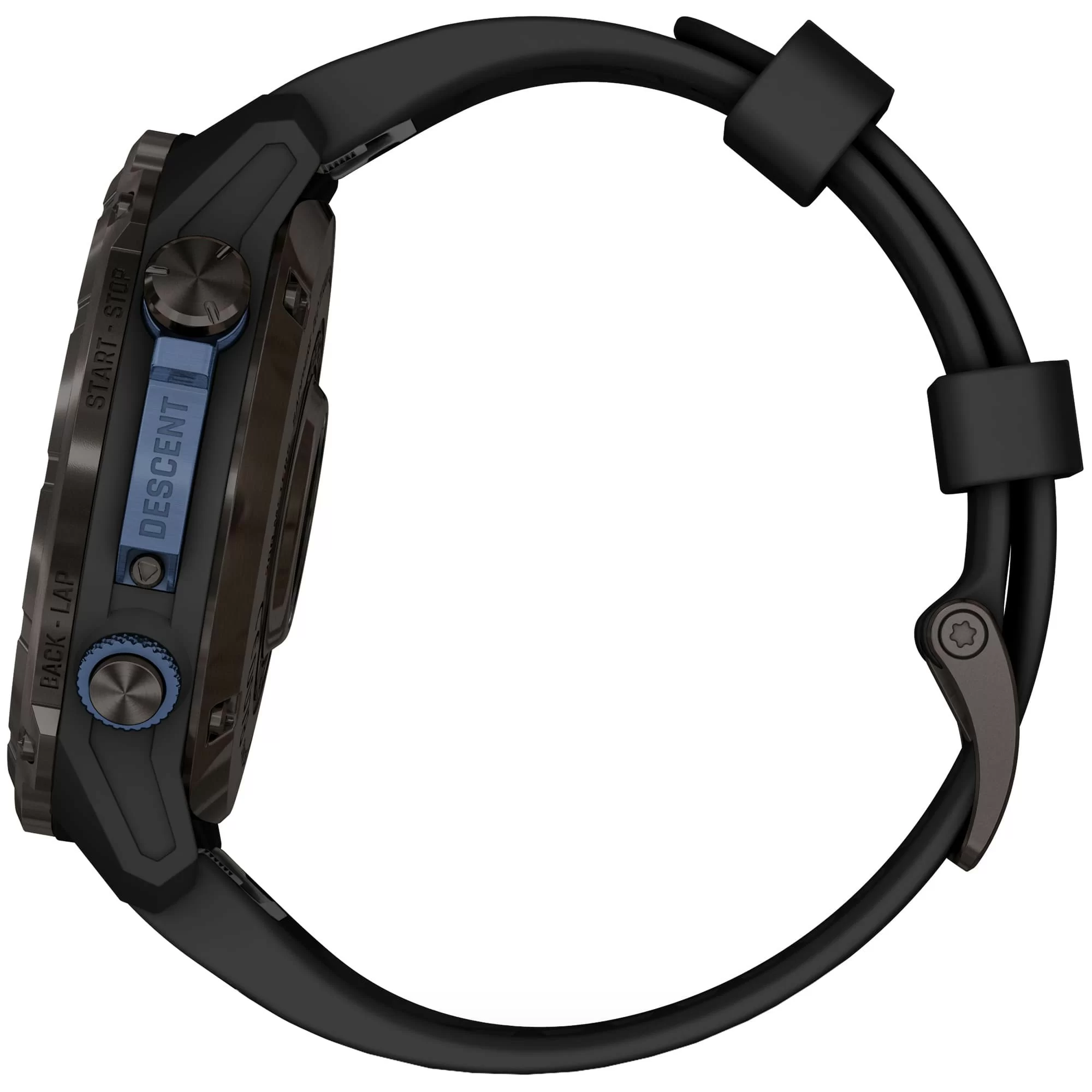 Дайвинг-компьютер Garmin Descent Mk3i, 51 мм (Carbon Gray DLC Titanium / титановый корпус, цвет графит, Black Silicone Band / чёрный силиконовый ремешок)