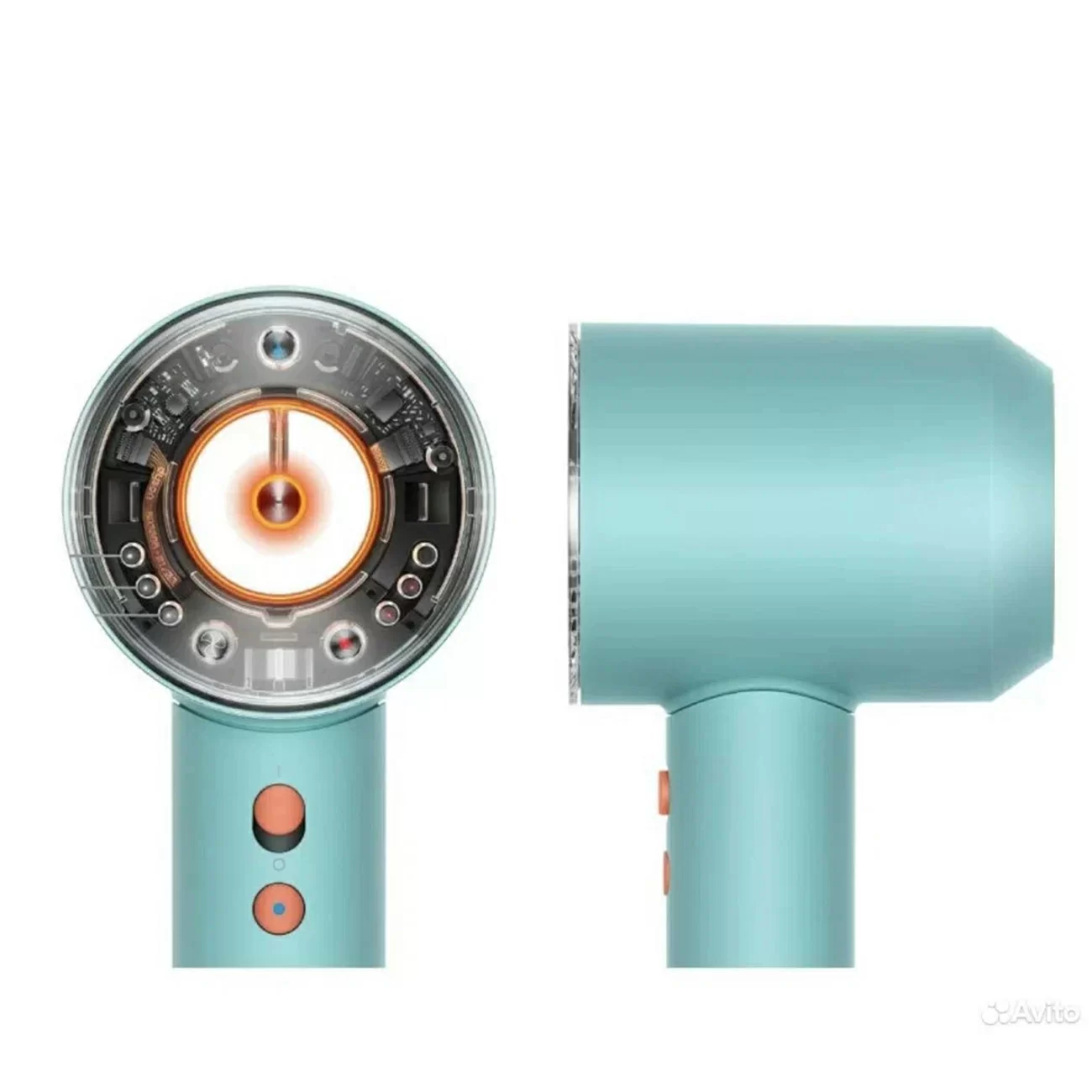 Фен Dyson Supersonic Nural HD16, Ceramic Patina/Topaz Orange