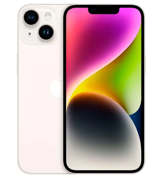 Смартфон Apple iPhone 14, Dual: nano SIM + eSIM, 512 ГБ, Сияющая звезда