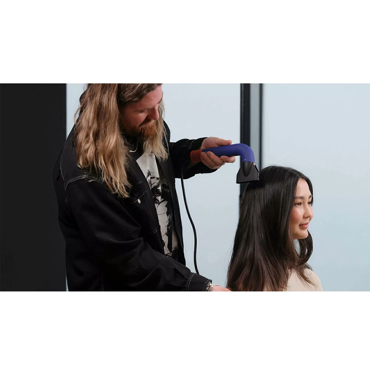 Фен Dyson Supersonic R Pro HD18, Vinca Blue/Topaz Orange