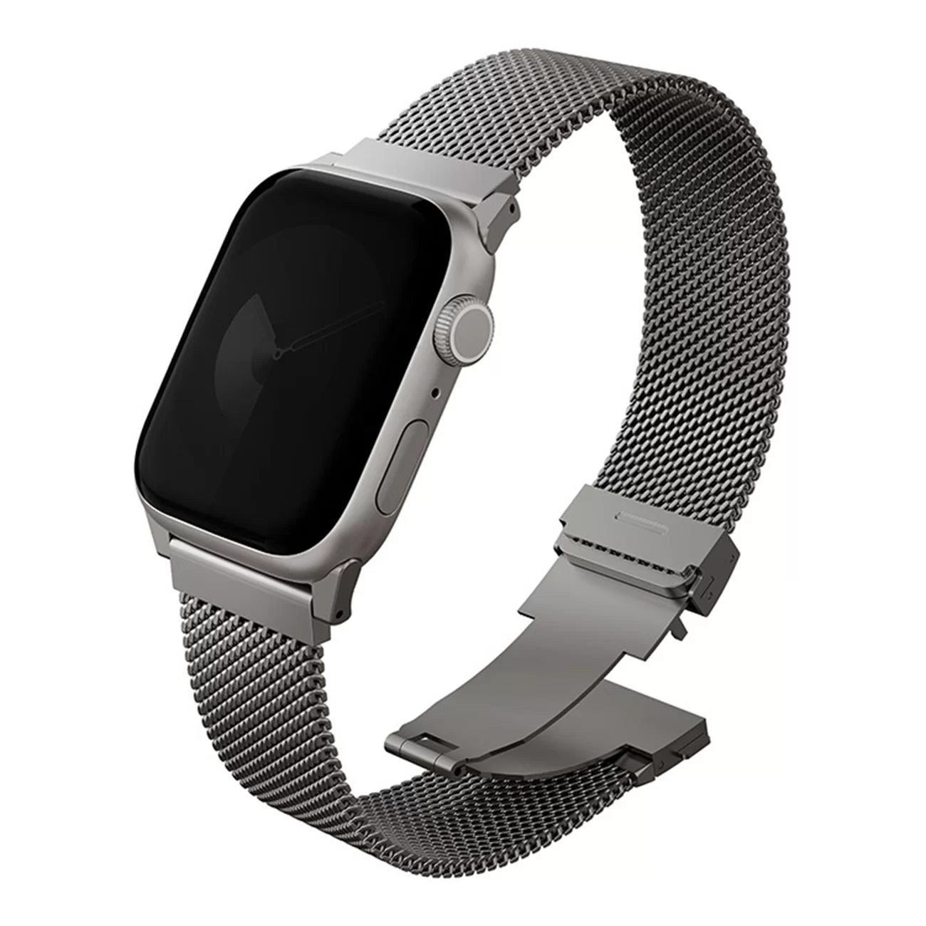 Ремешок Uniq Dante Pro Mesh Steel Titanium Silver для Apple Watch 40/41/42 мм