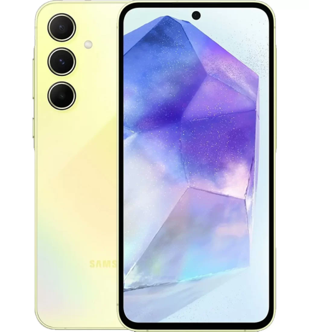 Смартфон Samsung Galaxy A55, 12/256 ГБ, жёлтый