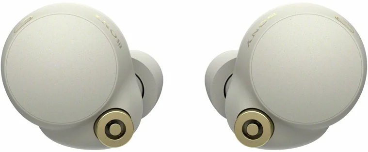 Наушники Sony WF-1000 XM4, серебристый