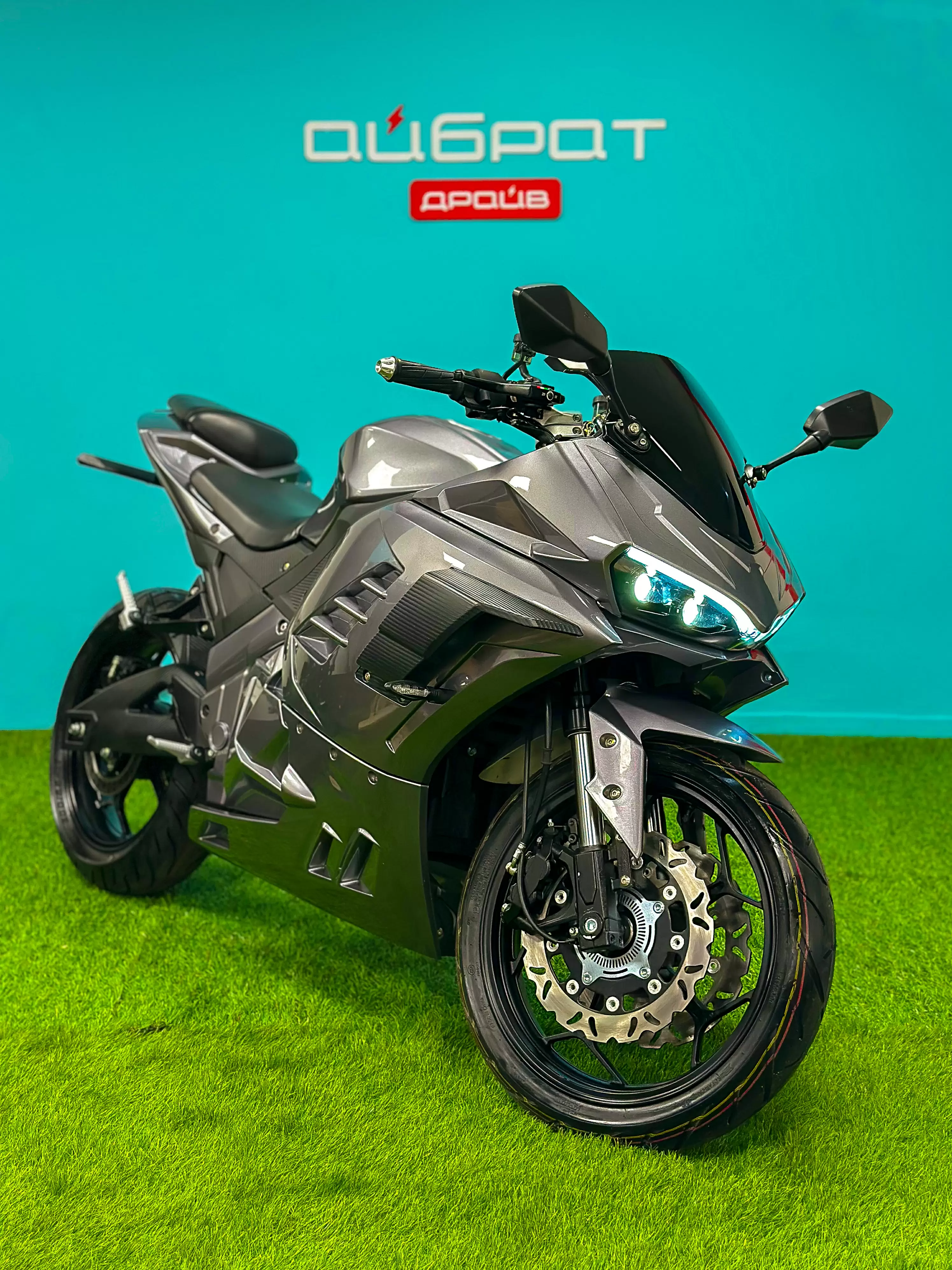 Электромотоцикл Ducati Panigale (серый) Электромотоцикл Ducati Panigale (серый)