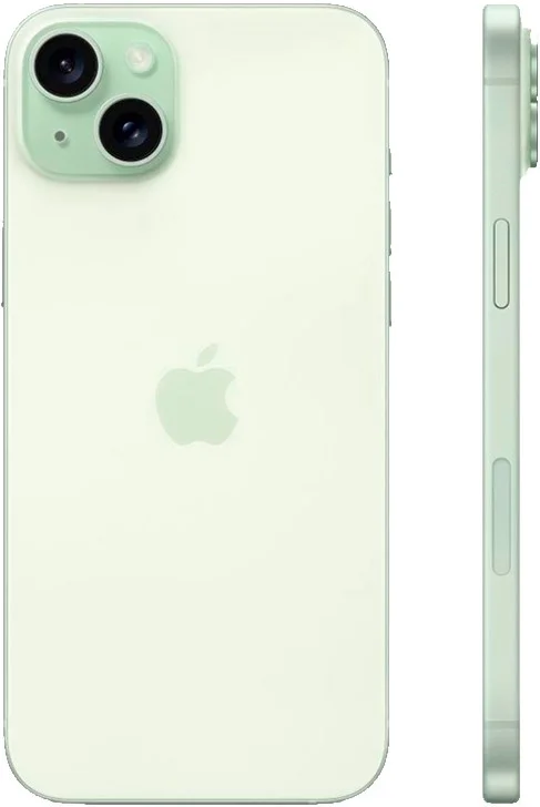 - Смартфон Apple iPhone 15 Plus, Dual: nano SIM + eSIM, 256 ГБ, зеленый