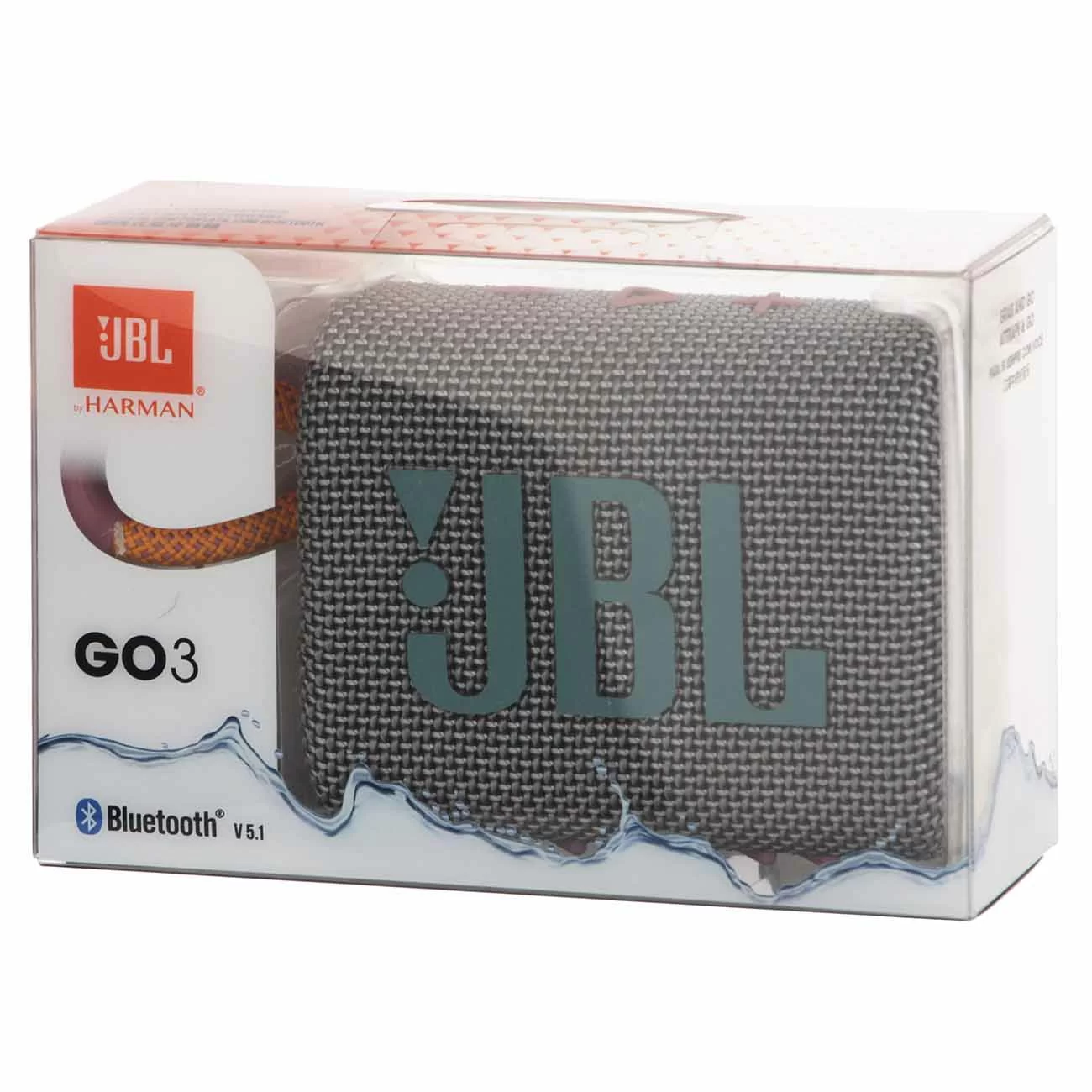 Портативная акустика JBL Go 3, серый