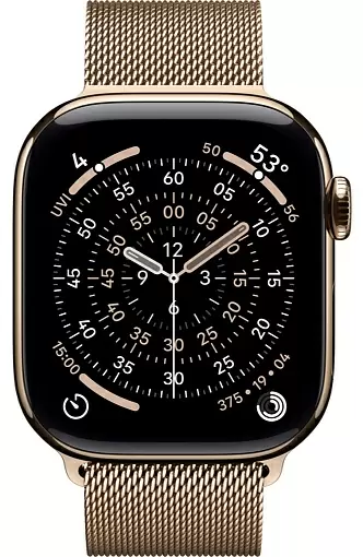 Смарт-часы Apple Watch Series 11, 42 мм, ремешок Titanium Milanese Loop, Золотой / Gold Смарт-часы Apple Watch Series 11, 42 мм, ремешок Titanium Milanese Loop, Золотой / Gold