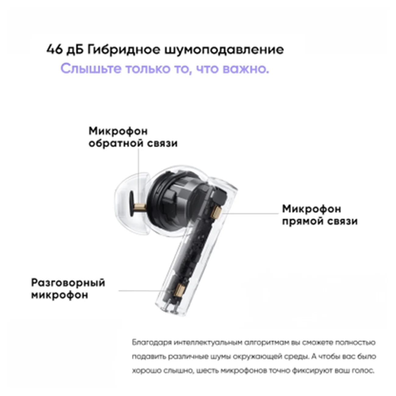 Беспроводные наушники RealMe T310 RMA2303, чёрные