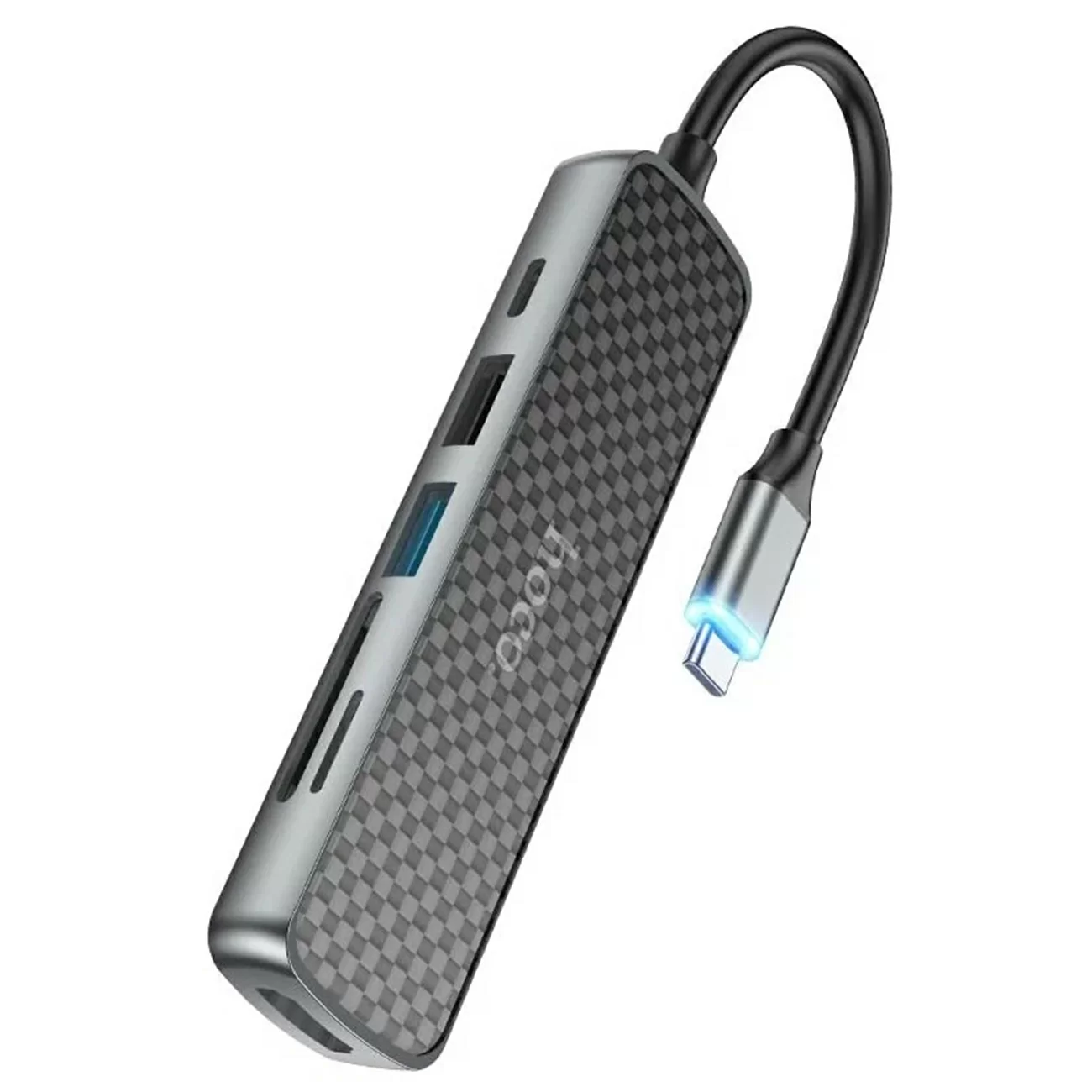 Адаптер 6 в 1 60W Type-C HB24