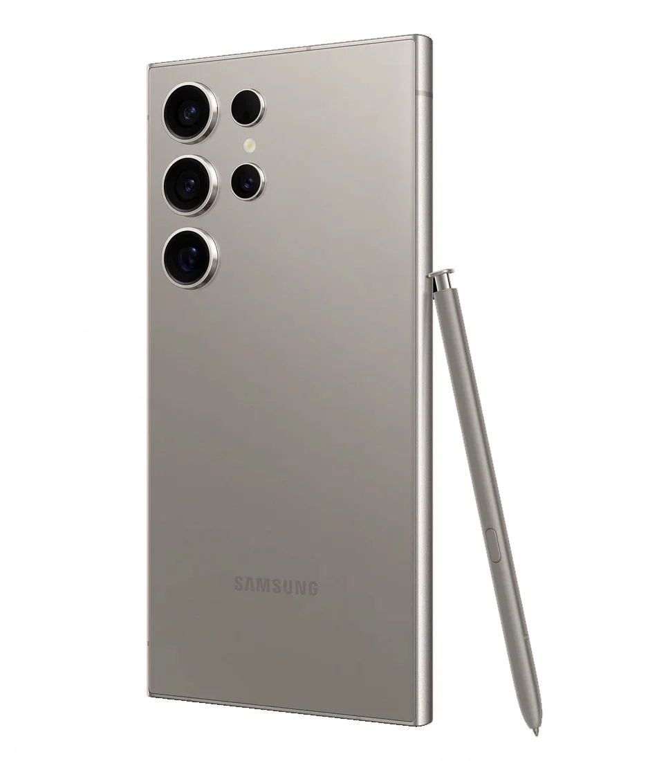 Смартфон Samsung Galaxy S24 Ultra, 12/256 ГБ, Dual SIM, титаново-серый