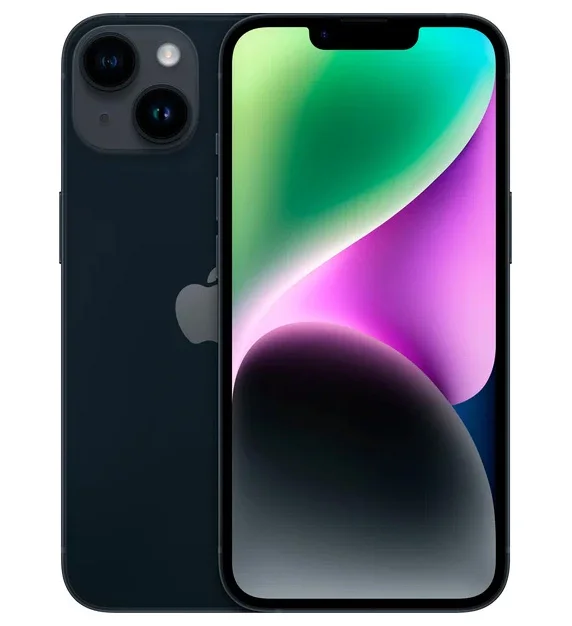 Смартфон Apple iPhone 14 Plus, Dual: nano SIM + eSIM, 128 ГБ, Полуночно чёрный Смартфон Apple iPhone 14 Plus, Dual: nano SIM + eSIM, 128 ГБ, Полуночно чёрный