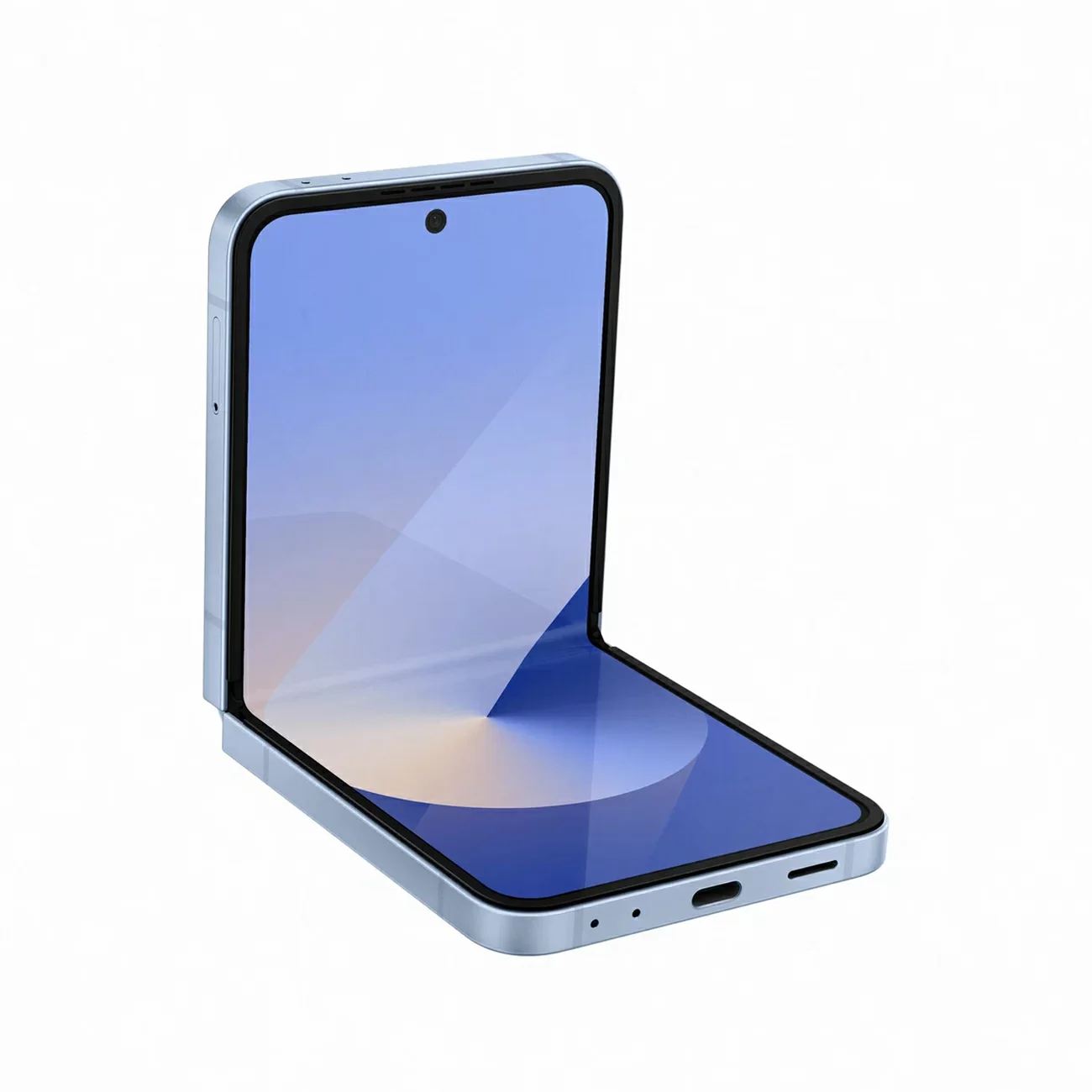 Смартфон Samsung Galaxy Z Flip6 12/512 ГБ, Dual: nano SIM + eSIM, голубой