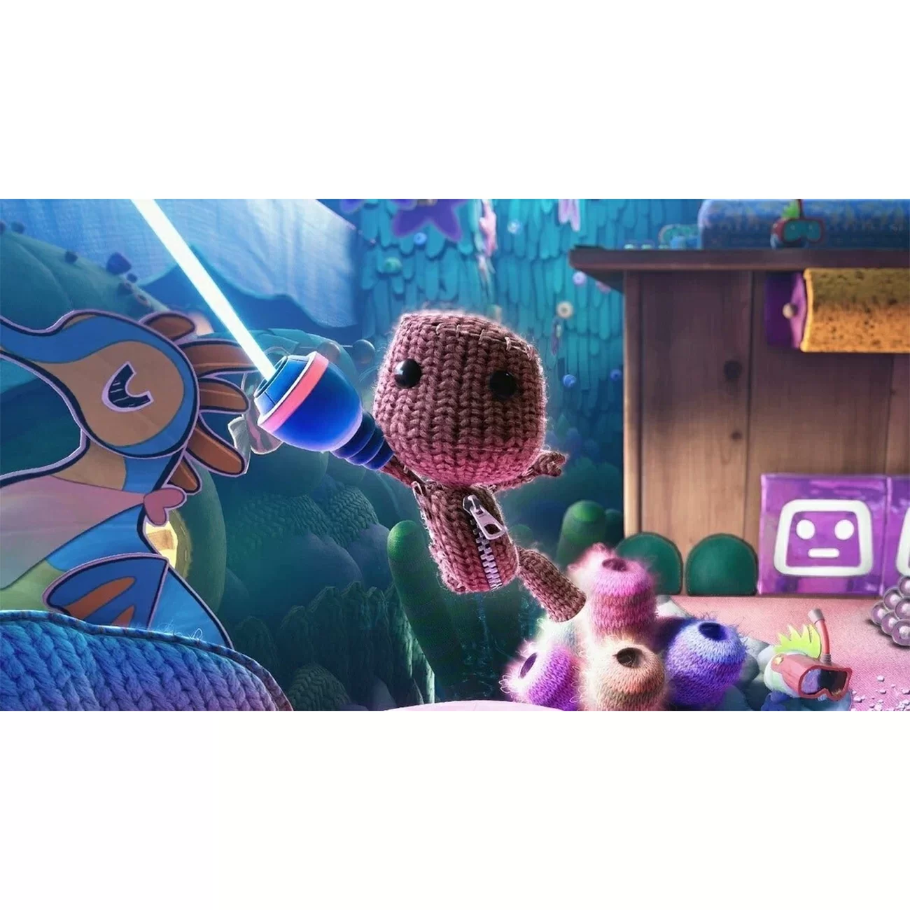Игра: Sackboy A Big Adventure (Сэкбой Большое приключение) для PS5 (диск, русская oзвучка)