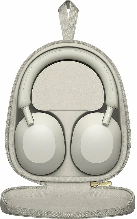 Наушники Sony WH-1000 XM5, серебряный