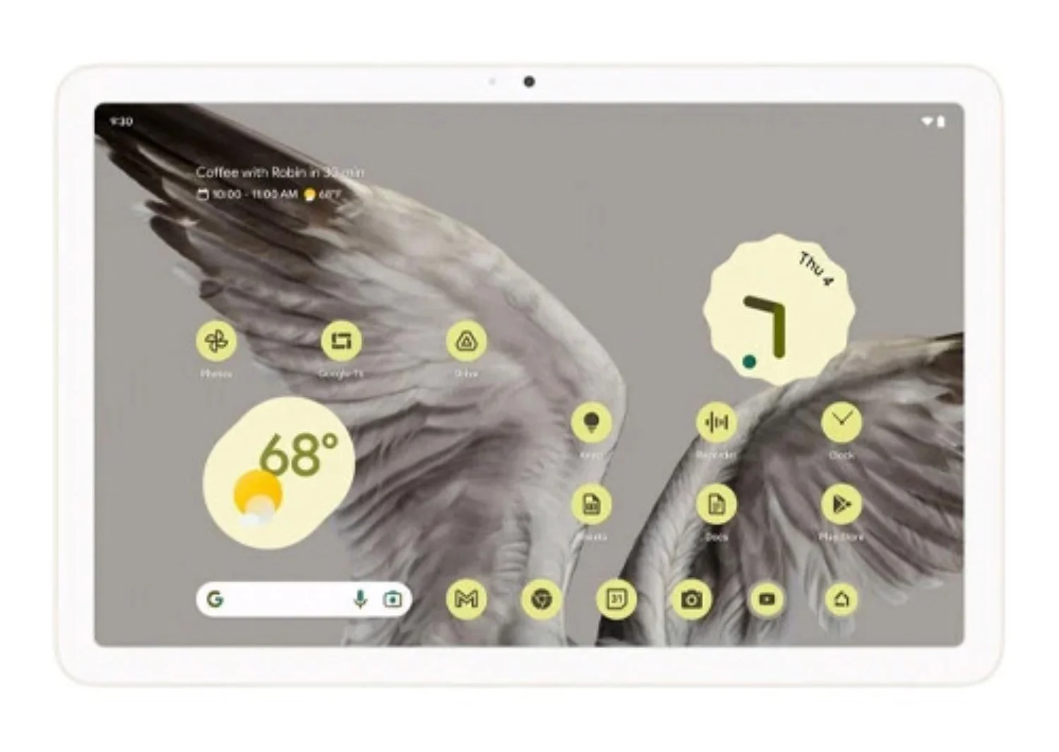 Планшет Google Pixel Tablet 8/128 ГБ, Porcelain
