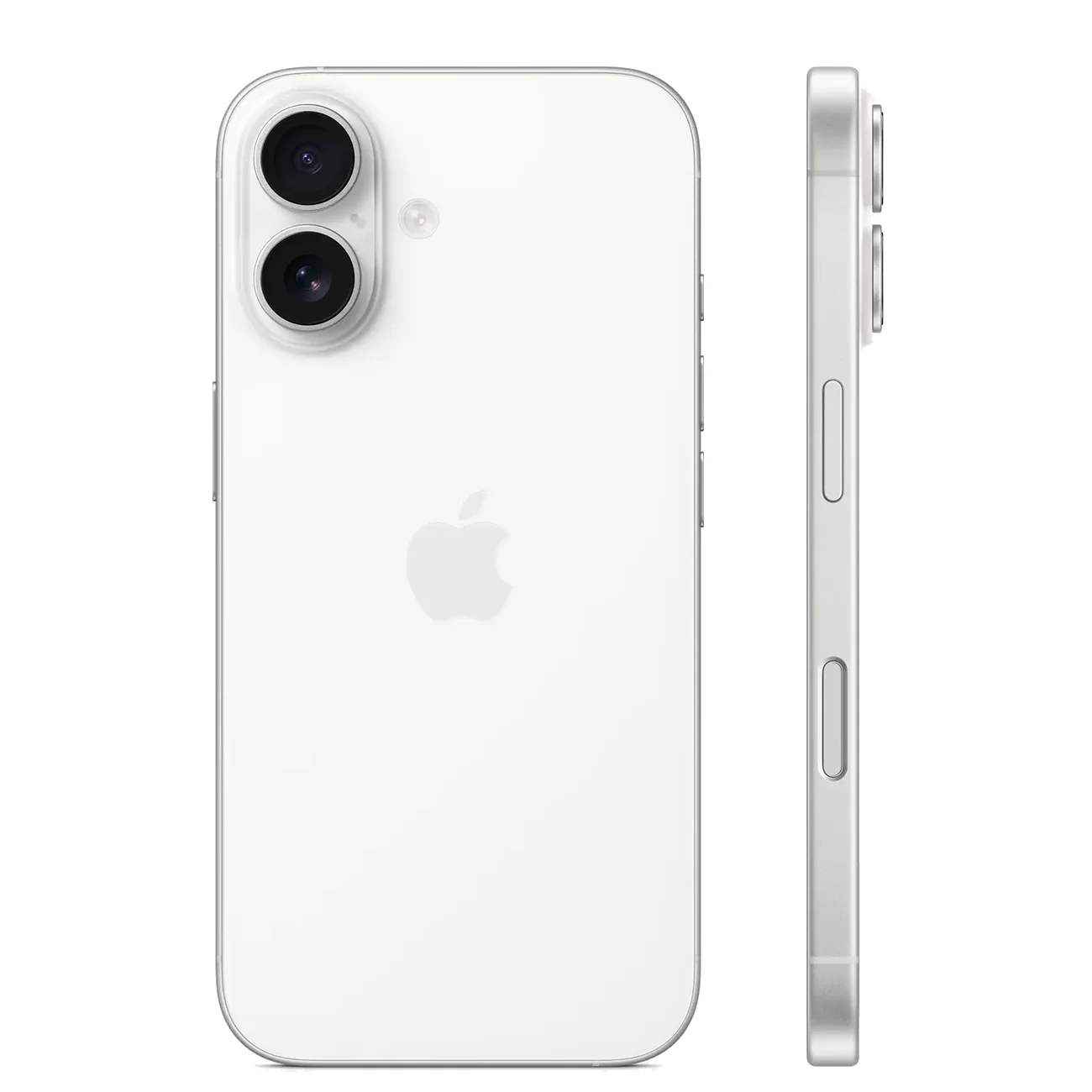 Смартфон iPhone 16 128 ГБ Белый, Dual: nano SIM + eSIM