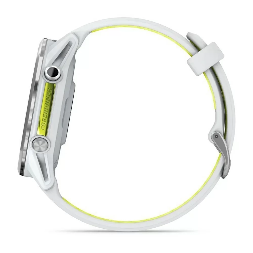 Спортивные часы Garmin Forerunner 570, 42 мм, Titanium Whitestone / Translucent Amp Yellow (Серый с зеленым)