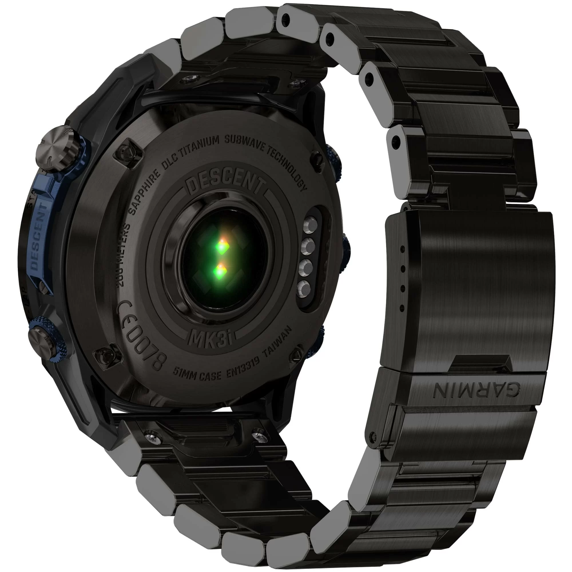 Дайвинг-компьютер Garmin Descent Mk3i, 51 мм (Carbon Gray DLC Titanium / титановый корпус, цвет графит, DLC Titanium Band / титановый браслет)