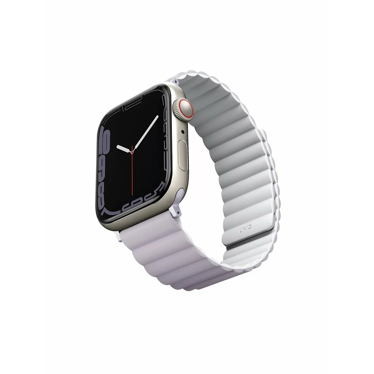 Ремешок Uniq Revix Reversible Magnetic Violet/White для Apple Watch 44/45/46/49 мм