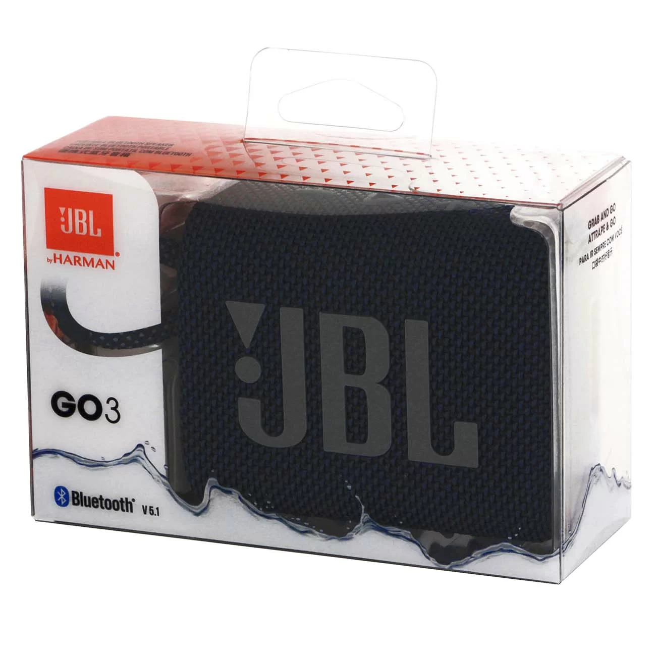 Портативная акустика JBL Go 3, чёрный Портативная акустика JBL Go 3, чёрный