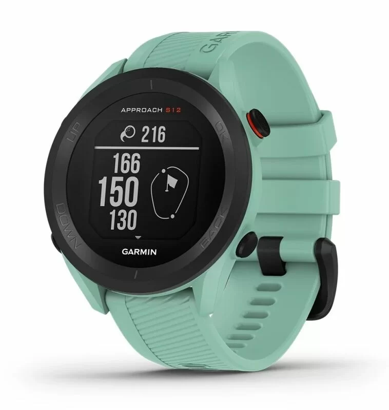 Спортивные часы Garmin Approach S12, 43 мм, Turquoise (Бирюзовый)