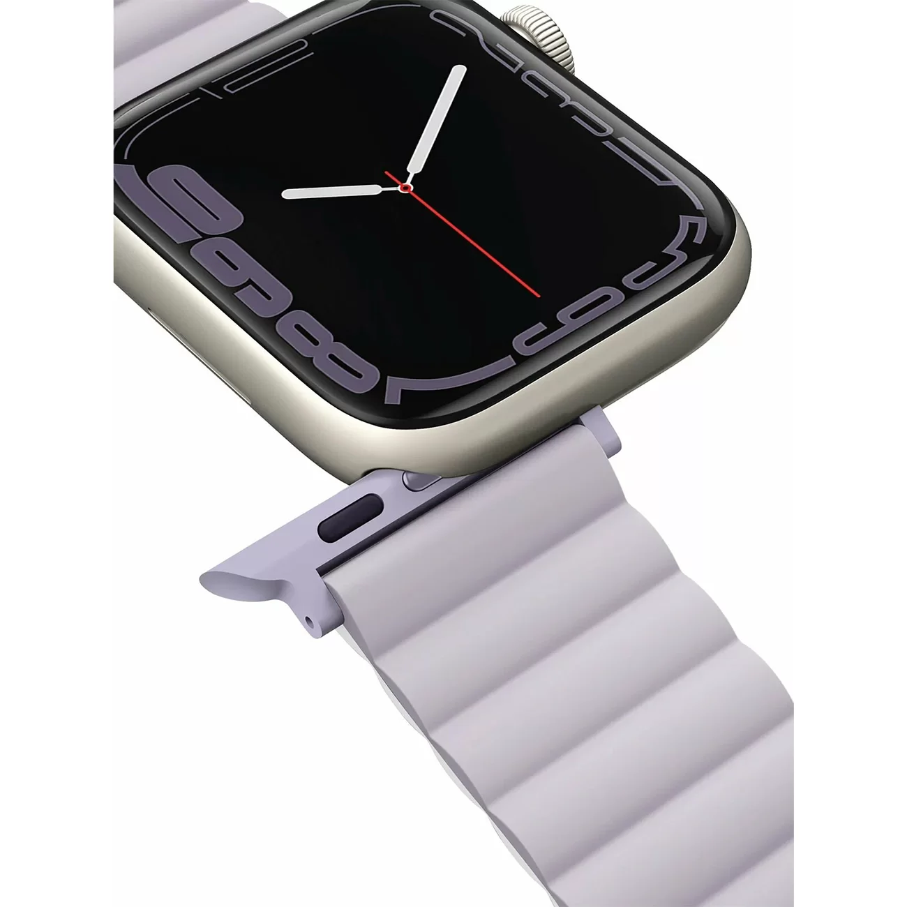 Ремешок Uniq Revix Reversible Magnetic Violet/White для Apple Watch 44/45/46/49 мм